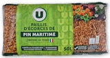 Paillis d'écorces de pin maritime - U - Super U à Nancy Paillis d'écorces de pin maritime - U en promo chez Super U Nancy à 14,98 €