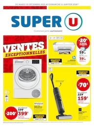 Prospectus Super U à Vicq-sur-Gartempe: «VENTES EXCEPTIONNELLES» ,  pages, du 30/12/2025 au 11/01/2026