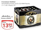 Aktuelle Franziskaner Angebote bei GLOBUS in Koblenz Aktuelles Weißbier Angebot bei GLOBUS in Koblenz ab 13,99 €
