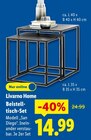 Beistelltisch-Set im Angebot bei Lidl in Memmingen Beistelltisch-Set Angebote von Livarno Home bei Lidl Memmingen für 14,99 €