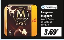 Eis von Langnese Magnum im aktuellen Lidl Prospekt für 3.69€