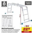 Multifunktionsleiter im Angebot bei toom Baumarkt in Mühlhausen Multifunktionsleiter Angebote bei toom Baumarkt Mühlhausen für 89,99 €