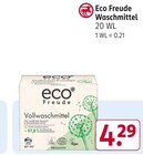 Waschmittel Angebote von Eco Freude bei Rossmann Leverkusen für 4,29 €