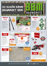 BBM Baumarkt Prospekt für Hude (Oldb): "So schön kann Baumarkt sein", 16 Seiten, 08.09.2025 - 13.09.2025