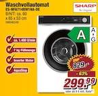 Aktuelles Waschvollautomat ES-NFA714BW1NA-DE Angebot bei POCO in Ingolstadt ab 299,99 €