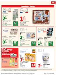 Prix et réduction Lait dans le prospectus Auchan Hypermarché en cours Offre Lait dans le catalogue Auchan Hypermarché du moment à la page 3