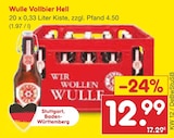 Vollbier Hell bei Netto Marken-Discount im Leutenbach Prospekt für 12,99 €