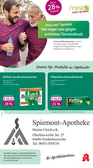 mea - meine apotheke Prospekt der KW 36 "Unsere September-Angebote" Aktueller mea - meine apotheke Prospekt "Unsere September-Angebote" Seite 1 von 4 Seiten