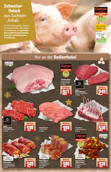 Schweinefleisch im REWE Prospekt "Dein Markt" mit 37 Seiten (Leipzig)