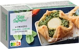 4 paniers épinard - chèvre en promo chez Picard 4 paniers épinard - chèvre dans le catalogue Picard