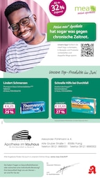 mea - meine apotheke Prospekt für Finsing mit 4 Seiten mea - meine apotheke Prospekt für Finsing: "Unsere Juni-Angebote", 4 Seiten, 01.06.2025 - 30.06.2025