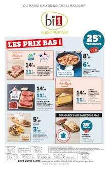 Prospectus Bi1 en cours, "LES PRIX BAS !", page 1 sur 2