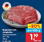 Bugbraten vom Jungbullen Angebote bei Netto Marken-Discount Dessau-Roßlau für 1,19 €