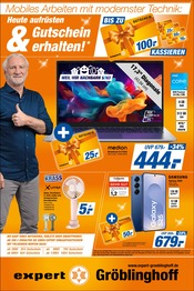 expert Gröblinghoff Elektromarkt Prospekt der aktuellen Woche mit 8 Seiten, gültig von 09.05.2025 bis 19.05.2025, in Voerde und Umgebung Aktueller expert Gröblinghoff Elektromarkt Prospekt in Voerde und Umgebung, "Mobiles Arbeiten mit modernster Technik: Heute aufrüsten & Gutschein erhalten!" mit 8 Seiten, 09.05.2025 - 19.05.2025