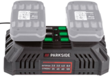 Double chargeur rapide - Parkside - Lidl à Six-Fours-les-Plages Double chargeur rapide - Parkside en promo chez Lidl Six-Fours-les-Plages à 20,99 €