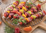 Brochettes de viande bovine attendries poivron tomates cerise - Jean Rozé - Intermarché Super à Pontarlier Brochettes de viande bovine attendries poivron tomates cerise - Jean Rozé en promo chez Intermarché Super Pontarlier à 17,90 €
