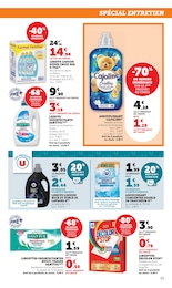Prix et réduction Lingettes dans le prospectus Super U en cours Offre Lingettes dans le catalogue Super U du moment à la page 15