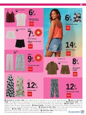 Promos Robe Femme dans le catalogue "Vague de fraîcheur sur votre budget" de E.Leclerc Robe Femme en promo dans le catalogue E.Leclerc à la page 25