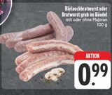 Aktuelles Bärlauchbratwurst Angebot bei E center in Nürnberg ab 0,99 €