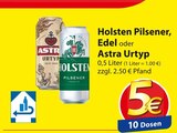famila Nordost Hannover Prospekt mit Holsten Pilsener, Edel oder Astra Urtyp im Angebot für 5,00 €