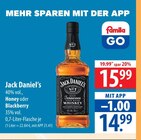 Aktuelles Tennessee Whiskey Honey Angebot bei famila Nordost in Stralsund ab 14,99 €