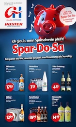 Aktueller Huster Getränkemärkte Prospekt für Glauchau: Aktuelle Angebote mit 8} Seiten, 01.08.2024 - 03.08.2024
