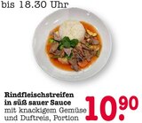 Aktuelles Rindfleischstreifen in süß sauer Sauce Angebot bei E center in Mannheim ab 10,90 €