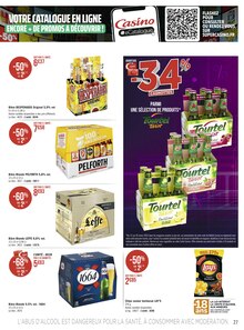 Promotion Desperados dans le prospectus Casino Supermarchés, valable du 13/03/2023 au 26/03/2023 Promo Desperados dans le catalogue Casino Supermarchés du moment à la page 27