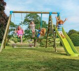 Station de jeux en bois Ceyreste Barbouzet L. 342 x l. 342 x H. 224 cm - TP en promo chez Castorama Charenton-le-Pont à 329,90 €