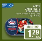 Zarte Filets vom Hering Angebote von Appel bei EDEKA Haltern am See für 1,29 €