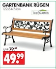 GARTENBANK RÜGEN Angebote von Top Garden bei Wreesmann Brandenburg für 49,99 €
