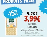 Ravioles Emmental - Comptoir du Pastier dans le catalogue Naturalia