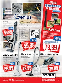 Staubsauger im Kaufhaus Stolz Prospekt "STOLZ. Das Kaufhaus im Norden." mit 48 Seiten (Rostock)