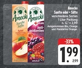 Sanfte Säfte Apfel naturtrüb von Amecke im aktuellen E center Prospekt für 1,99 €
