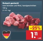 Gulasch gemischt Angebote bei Netto Marken-Discount Kaufbeuren für 1,11 €