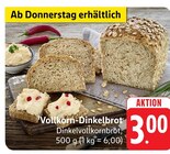 Vollkorn-Dinkelbrot im Angebot bei EDEKA in Darmstadt Vollkorn-Dinkelbrot Angebote bei EDEKA Darmstadt für 3,00 €