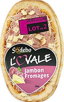 Piz’ L’ovale - Casino Supermarchés à Nice Piz’ L’ovale en promo chez Casino Supermarchés Nice à 2,70 €