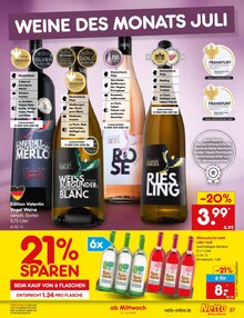 Wein im Netto Marken-Discount Prospekt "Aktuelle Angebote" mit 70 Seiten (Duisburg)