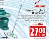 Bodenwischer Profi XL micro duo Angebote von Leifheit bei EDEKA Unna für 27,00 €