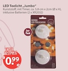 LED Teelicht „Jumbo“ von  im aktuellen V-Markt Prospekt für 0,99 €
