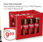 Limonade im Angebot bei GLOBUS in Willich Limonade Angebote von Coca-Cola bei GLOBUS Willich für 9,99 €