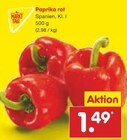 Paprika rot im Angebot bei Netto Marken-Discount in Sankt Augustin Paprika rot Angebote bei Netto Marken-Discount Sankt Augustin für 1,49 €