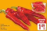 Spitzpaprika, rot für 1,49 € bei E center im Angebot Spitzpaprika, rot im aktuellen E center Prospekt