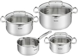 Edelstahl-Töpfe 4er-Set »Duetto«3 im Angebot bei REWE in Suhl Edelstahl-Töpfe 4er-Set »Duetto«3 Angebote von Tefal bei REWE Suhl für 79,00 €