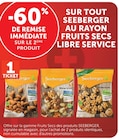 -60% de remise immédiate sur le 2ème produit sur tout SEEBERGER au rayon fruits secs libre service - SEEBERGER - U Express à Versailles -60% de remise immédiate sur le 2ème produit sur tout SEEBERGER au rayon fruits secs libre service - SEEBERGER en promo chez U Express Versailles