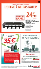 Promos Appareil Raclette dans le catalogue "Intermarché" de Intermarché Express Appareil Raclette en promo dans le catalogue Intermarché Express à la page 23