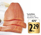 EDEKA Hayingen - Lachsfilets Angebot im Prospekt Lachsfilets bei EDEKA im Hayingen Prospekt für 2,29 €