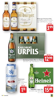 Bier im EDEKA Prospekt "Aktuelle Angebote" mit 49 Seiten (Homburg)