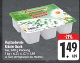 Kräuter Quark Angebote von Vogtlandweide bei E center Dresden für 1,49 €