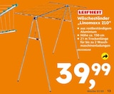 Wäscheständer Linomaxx 210 im Angebot bei Globus-Baumarkt in Leinfelden-Echterdingen Wäscheständer Linomaxx 210 Angebote von Leifheit bei Globus-Baumarkt Leinfelden-Echterdingen für 39,99 €